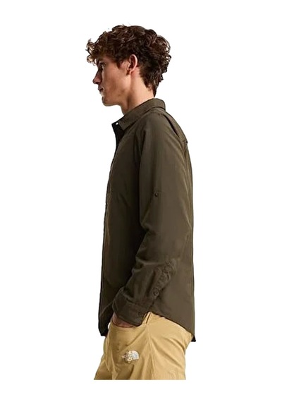 The North Face M Sequoia Ls Erkek Gömlek Kahve