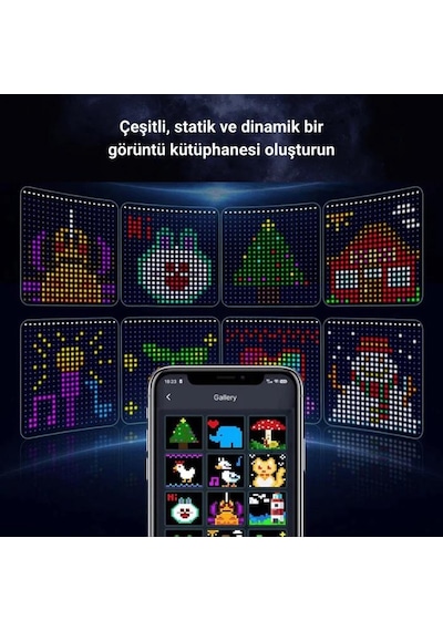 Akıllı Perde Led - Akıllı Işık Deneyimi - Sınırsız Renk Seçeneği - Neon Led Perde Çok Renkli