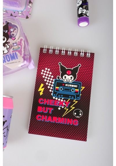 X Dekomus Lisanslı Kuromi & Best Friends 15 Parça Kırtasiye Seti 2 Adet Defter,çıtçıt Dosya Altın