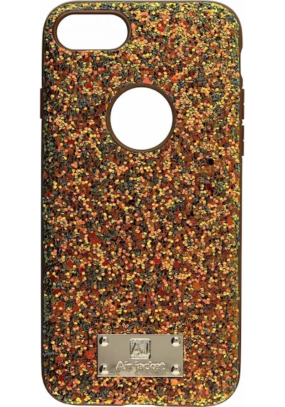 Apple Uyumlu iPhone Air Jacket 8 Simli Arka Koruma Kılıf Kahverengi
