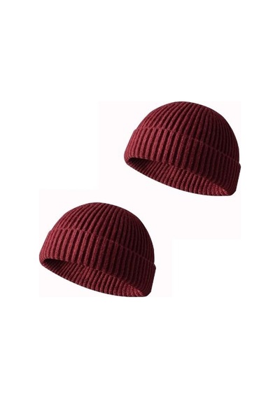 2 Adet Kısa Bere Hipster Bere Takke Bere Leon Beresi Hip Hop Beresi Takke Bordo