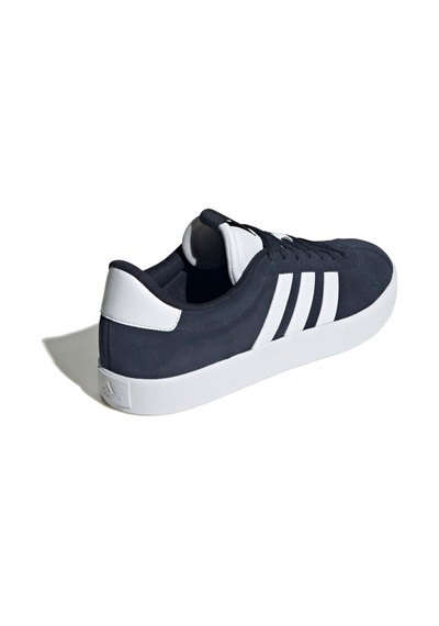 Adidas Vl Court 3.0 Suede Id6275 Unisex Spor Ayakkabı Lacivert