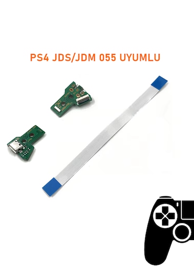 Ps4 V3 Kollar İle Uyumlu Jds Jdm 055 Usb Port & 12 Pın Flex
