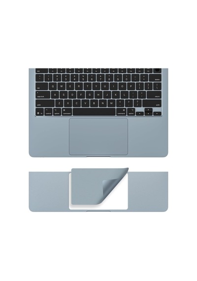 Macbook Air 13.6 İnç Trackpad Koruyucu Ve Palm Koruyucu A2681 A3113 A3240 A3449 Uyumlu M2 M3 M4 M5 Avuç İçi Koruma Seti Gök Mavisi Belirtilmemiş