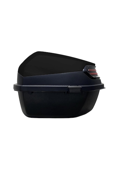 Xt08-b 32 Litre Motosiklet Arka Çanta Siyah Parlak Su Geçirmez Abs Top Case Çift Kilitleme Üniversal Diğer