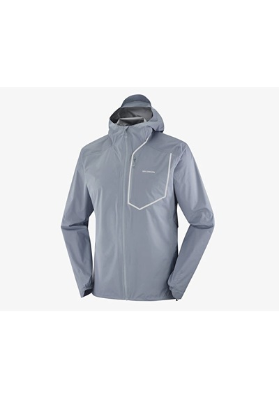 Salomon Bonattı Pro Erkek Outdoor Yağmurluk Lc2769600 Gri