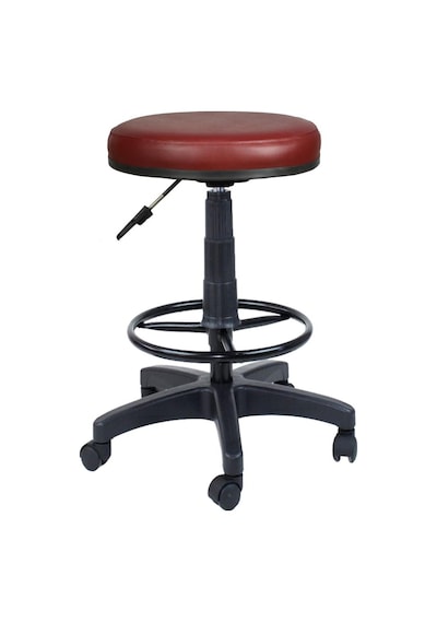 Bürocci Plastik Ayaklı Yüksek Tabure-Bordo-2999U0102