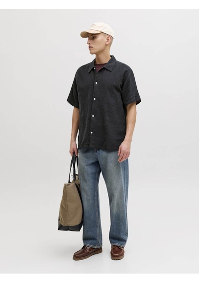 Jack & Jones Jornantucket Siyah Erkek Gömlek 12291812 Siyah