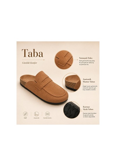 Dad Wolf Dadwolf Naples Wrapped 1029675 Loafer Terlik Mantar Taban Hafif Kaymaz Rahat Arkası Açık Günlük Mako Çok Renkli