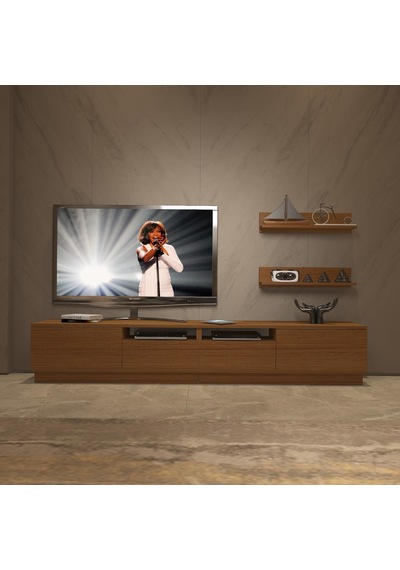 Decoraktiv Trendstyle 220rs Slm Tv Ünitesi Tv Sehpası Ceviz Decoraktiv Trendstyle 220rs Slm Tv Ünitesi Tv Sehpası Ceviz