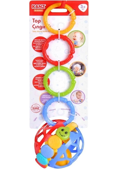 Lets Be Child Lc Halkalı Top Çıngırak Lc-30590-9081686426019