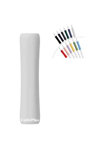 Pencil 1. Nesil / 2. Nesil / Usb-c / Pro Uyumlu Parmak Desteği Silikon Dokunmatik Kalem Tutacağı 01 Beyaz
