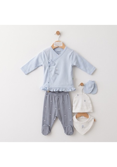 Biorganic 5'li Bebek Hastane Çıkış Seti 62360 Ekru
