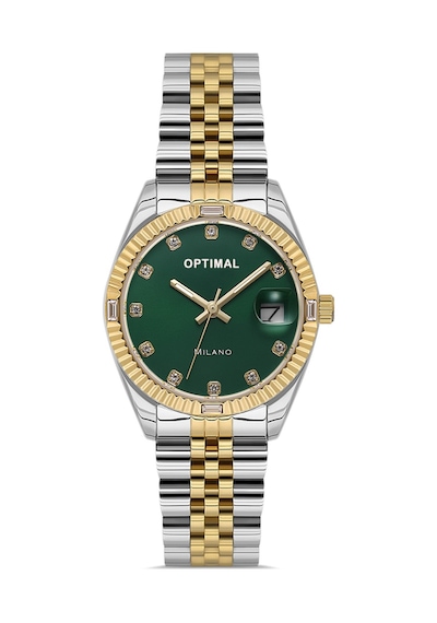 Optimal Opt.03529m.04 Unisex Kol Saati Altın - Siyah