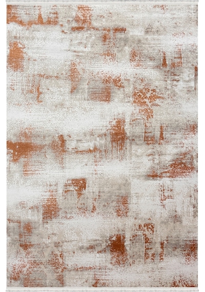 Woolen Halı Rustik Akrilik Halı 3209 Terra Renkli
