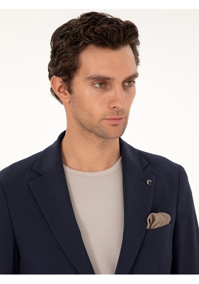 Cacharel Koyu Lacivert Slim Fit Takım Elbise Cacharel Koyu Lacivert Slim Fit Takım Elbise