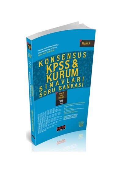 KONSENSUS KPSS Modül 5 İcra ve İflas Hukuku Soru Bankası 2021 - Savaş Yayınevi