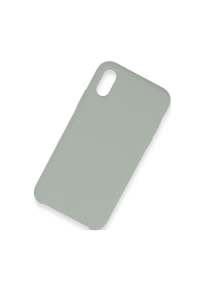 Apple iPhone  Uyumlu-  Xs Max Kılıf Lansman Legant Silikon - Açık Gri