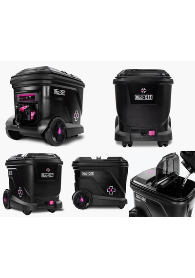 Muc-off Mobil Basınçlı Bisiklet Yıkama Seti +1l Nano Cleaner Siyah