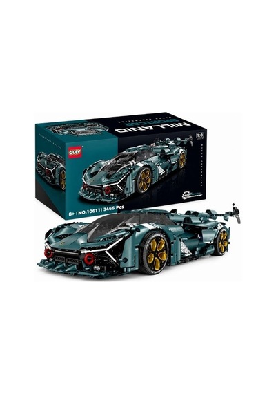 Guly 10611 Millanio Spor Araba 1:8 Technic Yapım Blok Seti 3159 Parça