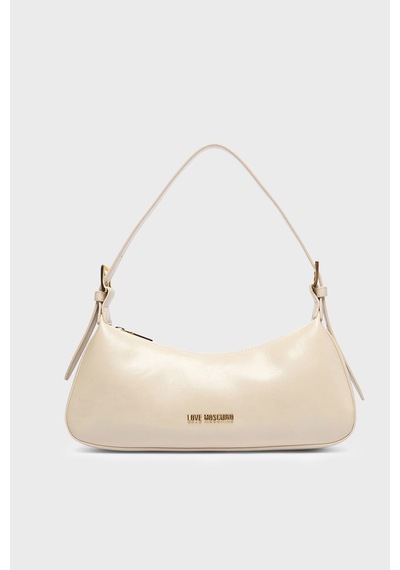 Love Moschino Logolu Ayarlanabilir Omuz Askılı Çanta Bayan Çanta Jc4390pp1pko0110 Bej