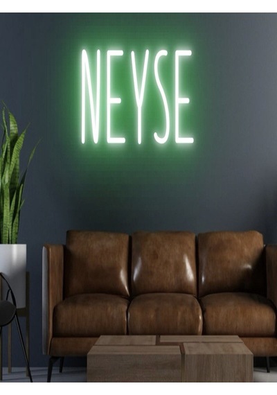Neyse Yazılı Neon Tabela Yeşil