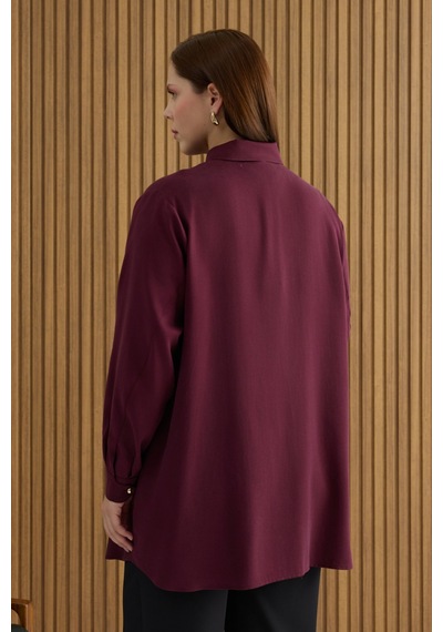 Aker Bordo Tunik Bordo Bordo