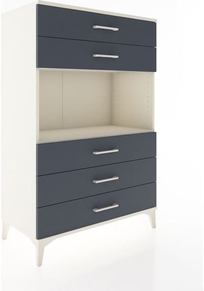 Hyperion Dolap Tek Raflı 5 Çekmeceli 88x44x134 Aytaşı-antrasit Aytaşı Hyperion Dolap Tek Raflı 5 Çekmeceli 88x44x134 Aytaşı-antrasit Aytaşı