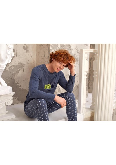 Gd Goldoremi 5324 Erkek Uzun Kollu Pijama Takımı 001