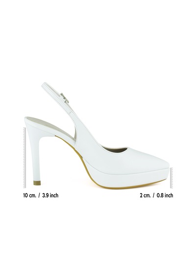 Erkan Saçmacı Scarlett Slingback Beyaz Rugan Sivri Burun Arkası Açık İnce Platform Topuklu Gelin Ayakkabısı Erkan Saçmacı Scarlett Slingback Beyaz Rugan Sivri Burun Arkası Açık İnce Platform Topuklu Gelin Ayakkabısı