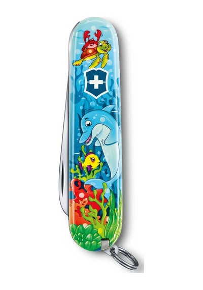 Victorinox My First Yunus Desenli Kamp Çakı-Boyama Kitabı 0.2373.E1 Çok Renkli