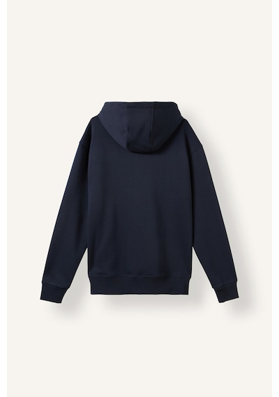 Defacto Regular Fit Kapüşonlu İçi Yumuşak Tüylü Kanguru Cepli Basic Sweatshirt X8283az26aunv146 Lacivert-nv146