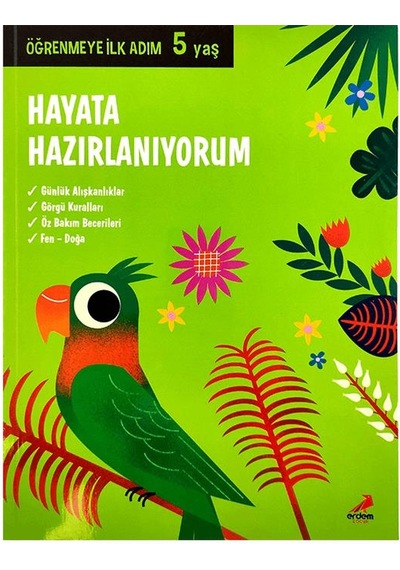 5 Yaş Hayata Hazırlanıyorum Kitabı Erdem Yayınları