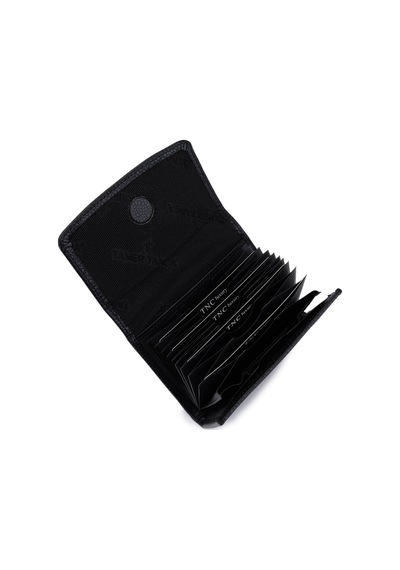 Tamer Tanca Unisex Hakiki Deri Siyah Havyar Kartlık 1148 061 Krtlk Sk25-26 Sıyah Hvyr Siyah