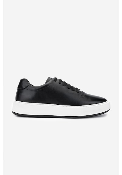 Valmenti Erkek Hakiki Deri Siyah Sneakers & Spor Ayakkabı 1093 2276 Erk Ayk Y25 Sıyah Siyah
