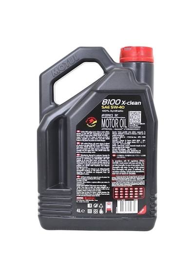 Motul 8100 X-Clean 5W-40 Dexos2 Tam Sentetik Motor Yağı 2 x 4 L
