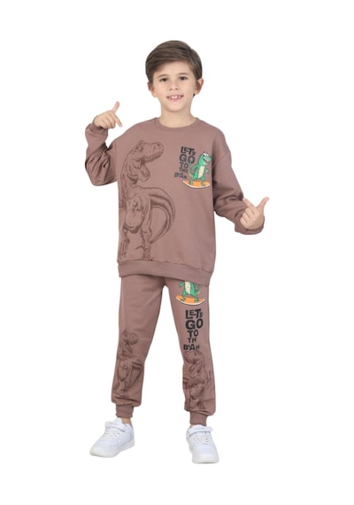Erdem Kıds Erkek Çocuk Dinozor Baskılı Pijama Takımı İki İplik Eşofman Takımı Okul İkili Takım Tarçın Tarçın Erdem Kıds Erkek Çocuk Dinozor Baskılı Pijama Takımı İki İplik Eşofman Takımı Okul İkili Takım Tarçın Tarçın
