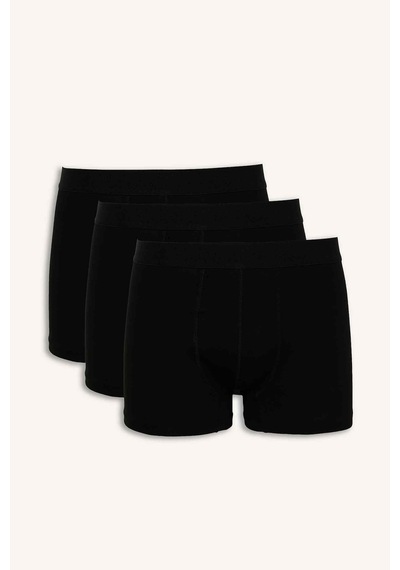 Defacto Regular Fıt 3lü Boxer N4277az26aubk27 Siyah-bk27