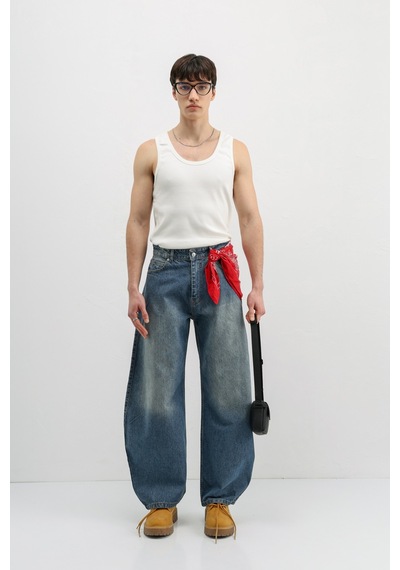 Vamos Balloon Fit Jean Yeşil