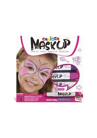 Carioca Yüz Boyası 6 Gr. 3 Renk Prıncess