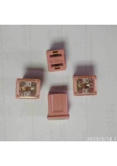 30 Amp.japon Tipi Sıgorta Pembe Kısa Tıp 4 Adet