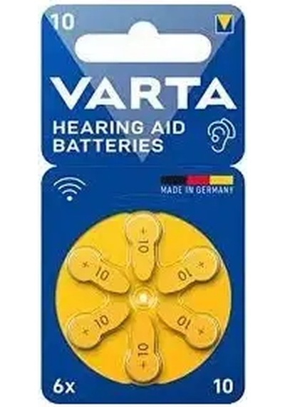 Varta Varta Işitme Pili No:10