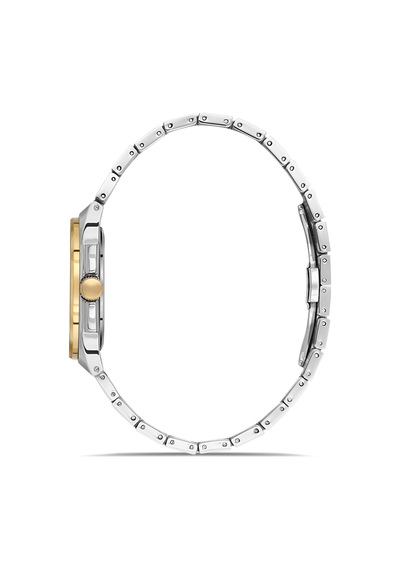 Ferro Fm40160a-d Quartz Çelik Sarı-gri 42 Mm Erkek Kol Saati Altın - Gri