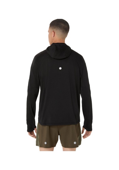 Asics Road Wınter Ls Hoodıe Erkek Siyah Beyaz Sweatshirt 2011d359-001