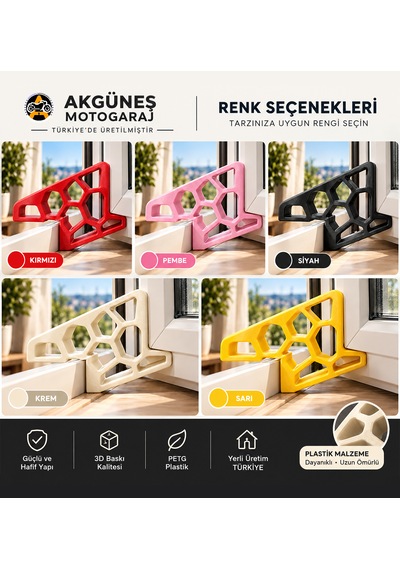 Plastik Cam Açık Tutma Aparatı Araç Camı Havalandırma Ve Sabitleme Aparatı