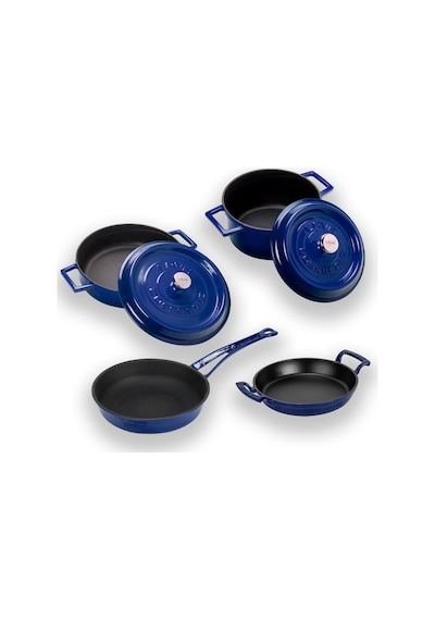 Lava Döküm 4x Trendy Serisi 7 Parça Tencere & Tava Seti 001