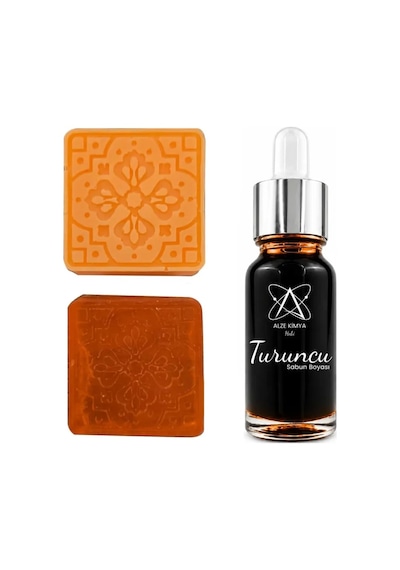 Turuncu Sabun Boyası Sıvı Pigment Sabun Yapımına Uygun 10 Ml Renk
