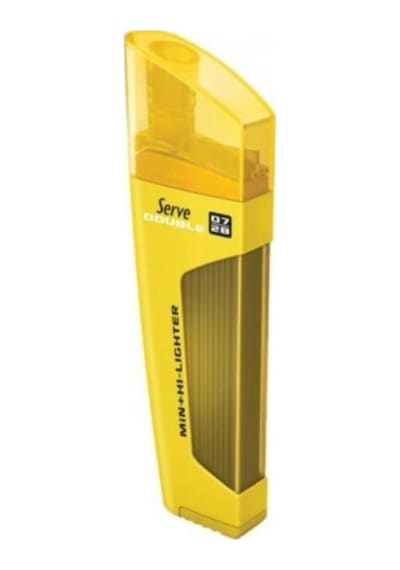Serve Double 0.7Mm Sarı - Min & Fosforlu Kalem