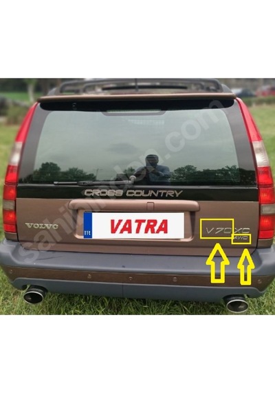 V70 2.0 T5 1997-1998 Uyumlu Awd Ve V70 Bagaj Yazısı Seti