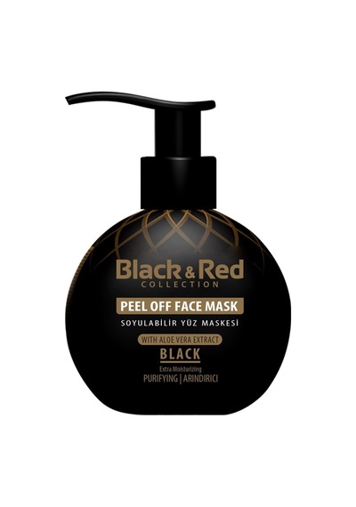 Red Black Red Soyulabilir Siyah Yüz Maskesi Arındırıcı 250 Ml - Killi Yüz Maskesi Kömür Özlü 400gr